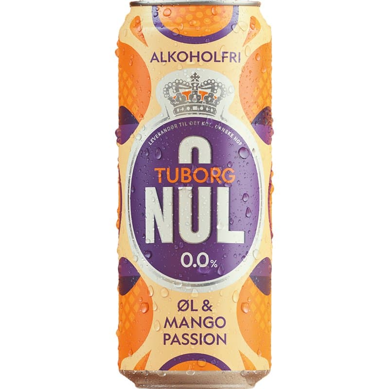 Tuborg NUL mango & passion - beer beverage